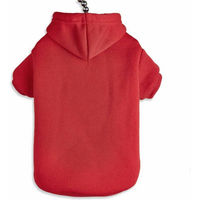 Produktbild von Monkimau Hundepullover Hoodie aus Fleece für Hunde in Rot Größe L