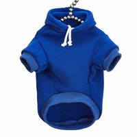 Produktbild von Monkimau Hundepullover Hoodie aus Fleece für kleine bis große Hunde Blau M