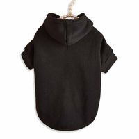 Produktbild von Monkimau Hundepullover Hoodie aus Fleece für kleine bis große Hunde in Schwarz XS