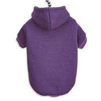 Produktbild von Monkimau Hundepullover Hoodie aus Fleece für kleine bis große Hunde Lila XS