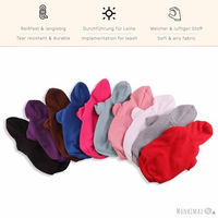 Produktbild von Monkimau Hundepullover Hoodie aus Fleece in Grau Größe XS