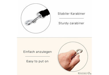 Monkimau Schleppleine für Hunde aus Nylon in verschiedenen Längen bis 50m – Bild 1 von 4