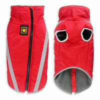 Produktbild von Monkimau Winterjacke für große Hunde Wasserabweisend mit Fleece-Innenfutter Rot 3XL - 1 Stk.