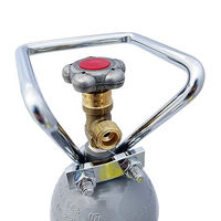 Produktbild von MONRIKON CO2 Mehrwegflasche für Fisch Aquarienanlagen 2000g Grau - 2 kg