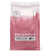 Produktbild von Monster Dog Getreidefreies Welpen Trockenfutter Huhn und Pute für kleine und mittelgroße Hunderassen 2kg