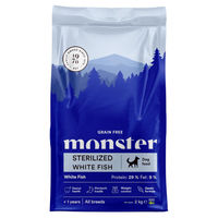 Produktbild von Monster Dog Grain Free Sterilized Getreidefreies Trockenfutter für erwachsene Hunde mit Fisch 2kg