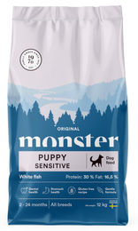 Monster Dog Original Puppy Sensitive Hundetrockenfutter mit Fisch für Welpen glutenfrei 12kg – Bild 1 von 1