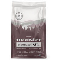 Produktbild von Monster Dog Original Sterilized Glutenfreie Trockennahrung für erwachsene Hunde mit Huhn und Pute 2kg
