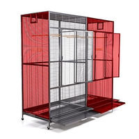 Produktbild von Montana Cages Anbaukit für New Sydney Vogelvoliere für Wellensittiche und Finken in Antik ca. 90 x 70 x 180 cm
