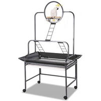 Produktbild von Montana Cages Daylite Vogelfreisitz für Papageien in Antik Grau mit Sitzstange