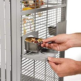 Montana Cages Eck Voliere Denver II XXL Vogelkäfig für Papageien in Hellgrau – Bild 1 von 3