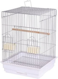 Montana Cages Eos Travel Transportkäfig für Großsittiche und Papageien Grau 44 x 44 cm – Bild 1 von 4