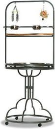 Montana Cages Freisitz New Starlite Papageien Freisitz aus Metall in Grau – Bild 1 von 13