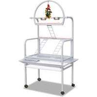 Produktbild von Montana Cages Freisitz New Sunlite Voliere für Papageien aus Metall in Grau