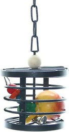 Montana Cages Intelligenzspielzeug Metallkörbchen zum Befüllen für Papageien 13 x 13 x 14,5 cm – Bild 1 von 7