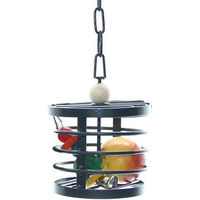 Produktbild von Montana Cages Intelligenzspielzeug Metallkörbchen zum Befüllen für Papageien 13 x 13 x 14,5 cm