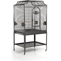 Produktbild von Montana Cages Madeira III Vogelkäfig Voliere für Wellensittiche Papageien und Agaporniden aus Metall in Grau