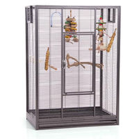 Produktbild von Montana Cages Melbourne 80 Voliere in Antik Grau für Kanarienvögel und Wellensittiche