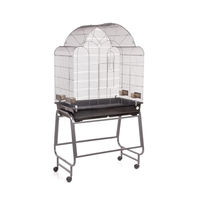 Produktbild von Montana Cages Memphis III Vogelkäfig für Sittiche und kleine Papageien in Schwarz, 84 x 48 x 162 cm