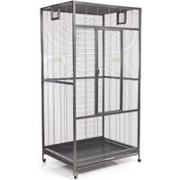 Produktbild von Montana Cages New Sydney I XXL Voliere für Papageien in Dunkelgrau ca. 90 x 70 x 180 cm