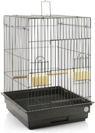 Montana Cages Transportkäfig Eos Vogelkäfig für Großsittiche und Papageien in Antik 44 x 44 x 68 cm – Bild 1 von 7