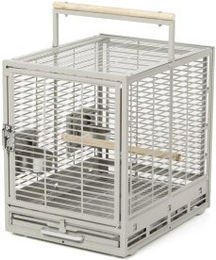 Montana Cages Transportkäfig Evo für Papageien Grau Metall 47x38x46 cm – Bild 1 von 13