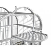 Produktbild von Montana Cages Voliere Brazil Metall hellgrau für Papageien, Wellensittiche und Agaporniden