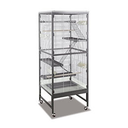 Montana Cages Volierengehege Sevilla I für Nager und Chinchillas aus Stahl in Grau – Bild 1 von 6