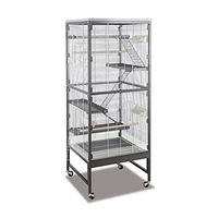 Produktbild von Montana Cages Volierengehege Sevilla I für Nager und Chinchillas aus Stahl in Grau