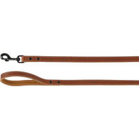 Produktbild von Montana Leder Führleine Flamingo Braun 130cm 16mm - 130 cm
