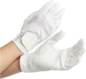 Produktbild von Montar 2nd Skin Tech Mesh Reithandschuhe Damen Weiß Größe 7