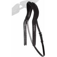 Produktbild von Montar Adapt ECO Zügelkopfstück aus veganem Leder in Schwarz für Ponys