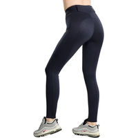 Produktbild von Montar Addie Reitleggings Damen Full Grip Blau Marine