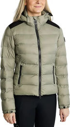 Montar Athena Daunenjacke mit Kapuze für Damen in Oliv Grün wasserabweisend Größe XL – Bild 1 von 1