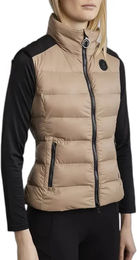 Produktbild von Montar Athena Refined Daunenweste Damen Beige wasserabweisend