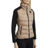Produktbild von Montar Athena Refined Daunenweste Damen Beige XL wasserabweisend