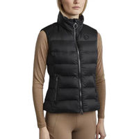 Produktbild von Montar Athena Refined Daunenweste Damen Schwarz wasserabweisend