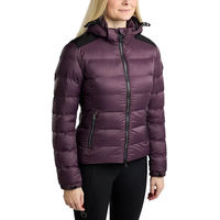 Produktbild von Montar Athena Reitjacke Damen Full Zip aus Nylon in Beere wasserabweisend Größe XL
