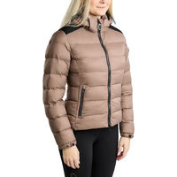 Produktbild von Montar Athena Reitjacke Damen Full Zip aus Nylon in Braun wasserabweisend Größe M
