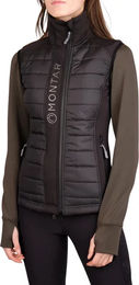 Produktbild von Montar Bodywarmer für Kinder Schwarz Wasserabweisend Polyester