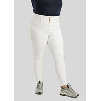 Produktbild von Montar Briella Reithose Damen Full Grip Weiß wasserabweisend