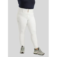 Produktbild von Montar Briella Reithose Damen Full Grip Weiß wasserabweisend