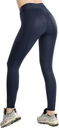 Montar Caroline Reitleggings Damen mit Full Grip Silikon in Marine Blau – Bild 1 von 1