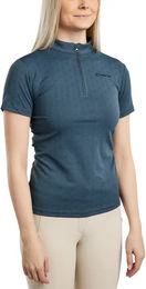 Produktbild von Montar Cilia Jacquard Reitshirt Damen Grau XS