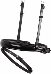 Montar Classic Deluxe ECO Reithalfter aus veganem Leder in Schwarz – Bild 1 von 1