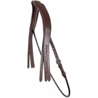 Produktbild von Montar Classic Doppelte Flanschstulpe aus Leder in Braun für Vollblut/VB