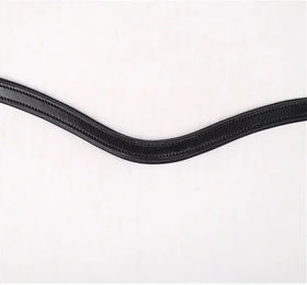 Produktbild von Montar Classic Lederstirnband für Pferde in Schwarz