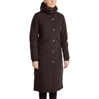 Produktbild von Montar Damen Daunenjacke mit Kapuze wasserdicht Braun Größe 46