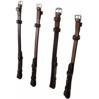 Produktbild von Montar Doppelte flache Flanschständerteile aus Leder für Trensen und Gebisse XFull 4er-Set