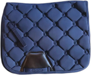 Produktbild von Montar Dressur Schabracke Flow Blau aus Kunstleder für Vollblut